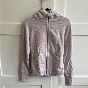 Lululemon Light Pink Zip-Up Hoodie